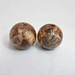 【中古品】【長期保管品】 風鎮用玉のみ2点 石材