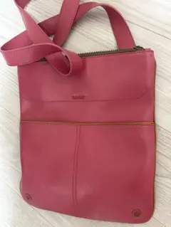 値下げ　BALLY バッグ　バリー ショルダーバッグ 防水　ピンク