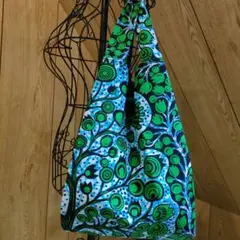 アフリカ布レジ袋タイプエコバッグ アフリカンtree