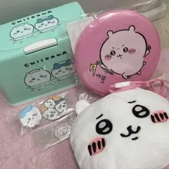 ちいかわ マスクケース ショルダーポーチ フリスビー 缶バッジ