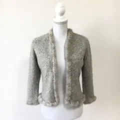 美品 FOXEY フォクシー カシミヤ100% ミンク カーディガン