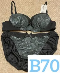 チュチュアンナ B70 ブラジャー ショーツ グリーン ブラック ツートン