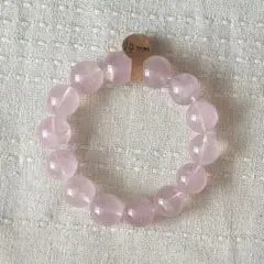 マダガスカル産ローズクォーツ　ブレスレット