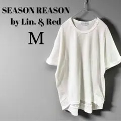 Tシャツ　ワッフル生地　ホワイト　M