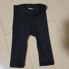H&M オーガニックコットン 黒パンツ US 6M レギンス春夏秋