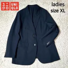 【極美品・未使用級】UNIQLO 感動ジャケット 2Bレディース ネイビー XL