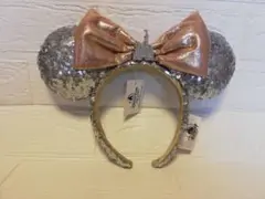 hhh ディズニー カチューシャ シンデレラ スパンコール シルバー