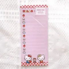 【中古】メモパッド　Ask me サンリオ　ハローキティ