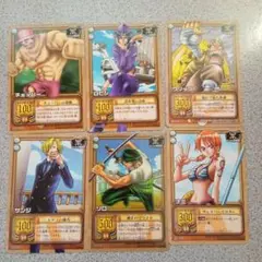 旧ワンピース トレーディングカード6枚セット