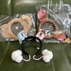 ディズニー　耳カチューシャ 3点セット
