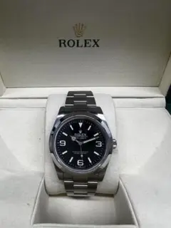 ROLEX 自動巻き腕時計 ブラック