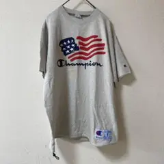 チャンピオン コットンUSA 国旗 Tシャツ ヘビーウェイト 90’s