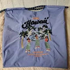 Aloha Hawaii 刺繍エコバッグ 　薄紫