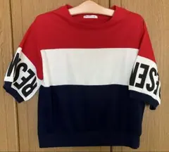 LE POINT DE VUE 半袖Tシャツ 赤/白/紺
