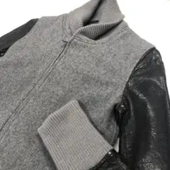 【美品】John bull スタジャン ラムレザー ライダース グレー M