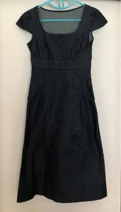 【美品】PEYTON PLACE デニムワンピース　ブルー　ペイトンプレイス