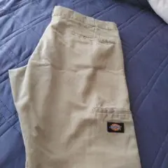 W34L30ディッキーズ スキニーストレート ダブルニー キレイめ