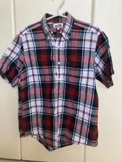 美品　ADIRONDACK チェック柄 半袖シャツ S 男女兼用