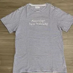 SATURDAYS NEW YORK CITY ボーダーTシャツ　ブルー