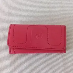 pierre cardin ピンク レザー キーケース