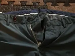 【新品】PT01 スーパースリムフィット モスブルー テックチノパン 48