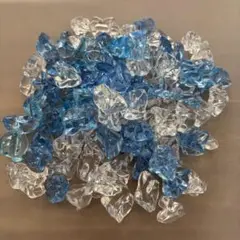 ②アクリルストーン　アクリルアイス　クリア&クリアブルー　100個