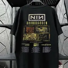 春夏コーデ❤️ナインインチネイルズバンドTシャツ カジュアルシーンに大活躍