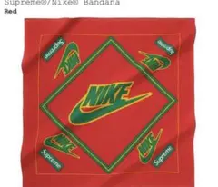 supreme nike バンダナ　レッド　新品未使用　box logo アクセ