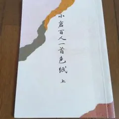 小倉百人一首色紙 田中塊堂 著 昭和46年5月 初版 非売品 外箱付き 小倉百人一首色紙 田中塊堂 著 昭和46年5月 初版 非売品 外箱