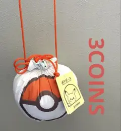 3COINS スリコ　ポケピース ポシェット　モンスターボール　ポケモン