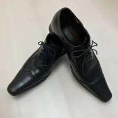 mckey process 黒　ウィングチップドレスシューズ　25.5cm 革靴