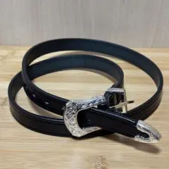 美品 36インチ TORY leather western belt 黒