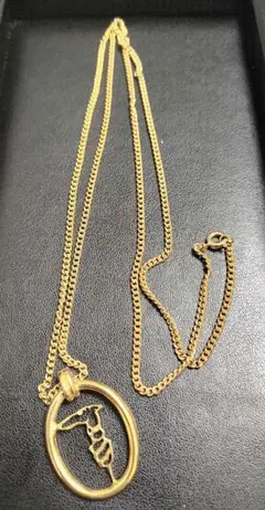 Trussardi トラサルディ ネックレス シルバー925 K18 Trussardi - TRUSSARDI ゴールド カラー ネックレスの通販 by
