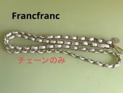 Francfranc スマホネックストラップチェーン　ホワイト