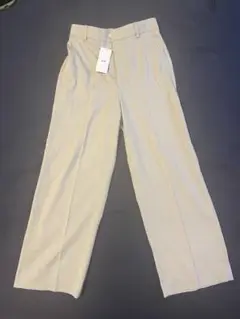 23区 ベージュ ワイドパンツ 34