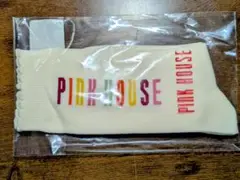 PINK HOUSE ロゴ入りソックス クリーム色　【新品・未使用】