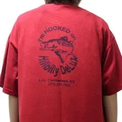 ジャージーズ ヒルビリーデラックス Tシャツ レッド 赤色 XL 古着