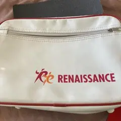 Renaissance プールバッグ ホワイト/レッド