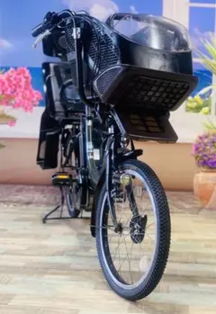 1261 電動自転車ヤマハ子供乗せ 20インチ ハイクオリティ グリーン