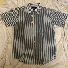Aquascutum 半袖シャツ L ストライプ