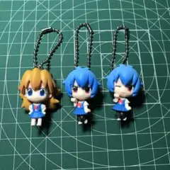 エヴァンゲリオン ぷちえゔぁ スイング フィギュア キーホルダー アスカ レイ