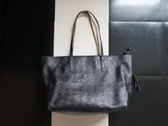★人気 格安 MCM レザートートバッグ 黒 定番人気 ブランドバッグ