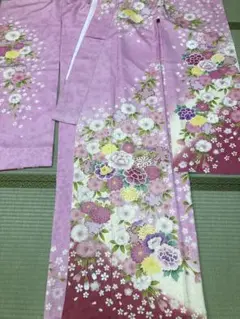 振袖 正絹 ピンク