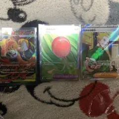 ポケモンカード　ふうせんsrとマチスsrとメガバクーダex sr