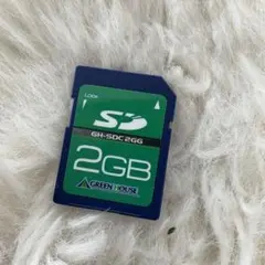 GREEN HOUSE SDカード 2GB GH-SDC2GG