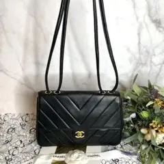 CHANEL シャネル【美品】ビンテージ マトラッセ ショルダーバッグ