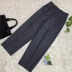 極美品　KENZO ケンゾー　スラックス　グレー　センターライン　ウール　2 M