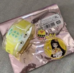 ひみつのアイプリ　トレーディングクリアバングル　アクリルキーホルダー　つむぎ