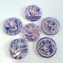 キュアキュンキュン　缶バッジ　まとめ売り　6個セット　キミとアイドルプリキュア