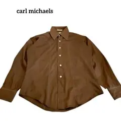古着　carl michaels　長袖シャツ　ステッチ　ヴィンテージ　70s